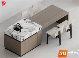 Kitchen island Skp Files